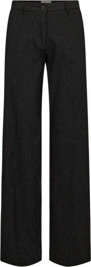 FREE/QUENT Fqrex Pants BLACK W. MEDIUM GREY MEL. M FREE/QUENT Fqrex Pants BLACK W. MEDIUM GREY MEL. M