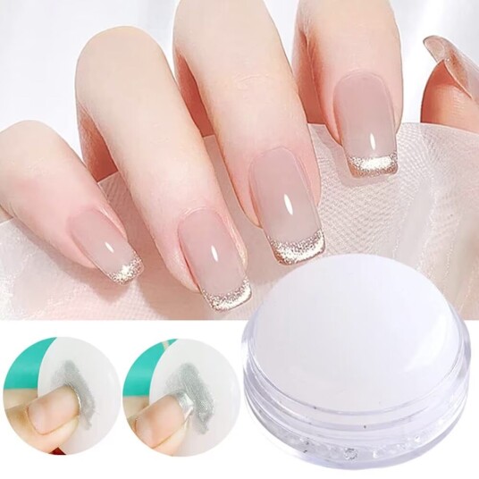 INF Stempelpute for nail art silikon Hvit INF Stempelpute for nail art silikon Hvit