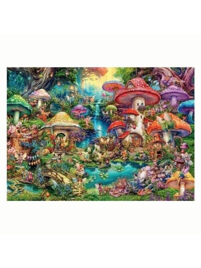 Ravensburger Jigsaw puzzle Merry Mushroom Village 1000 pcs. Gulv