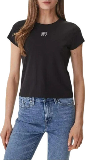 Dkny Dame Topper Svart L, Dkny Dame Topper Svart L,