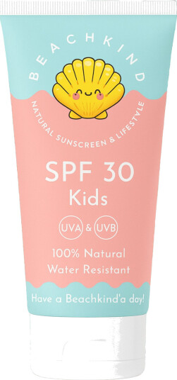 Beachkind Solkrem for Barn SPF 30 100ml - Duftfri med Naturlige Ingredienser