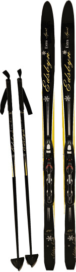 Edsbyn Kids" Edsbyn Extra Ski Set Black/Yellow 120 Edsbyn Kids" Edsbyn Extra Ski Set Black/Yellow 120