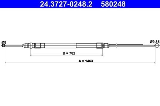 Bremsewire ATE 24.3727 0248.2