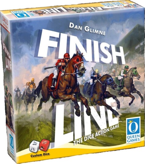 Queen Games Finish Line Brettspill Engelsk 2-4 Spillere Fra 12 År