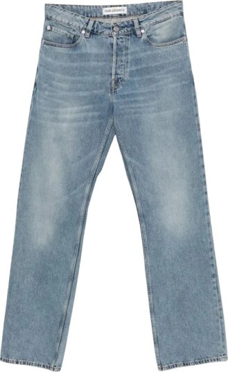 Our Legacy Herre Jeans Blå W34,