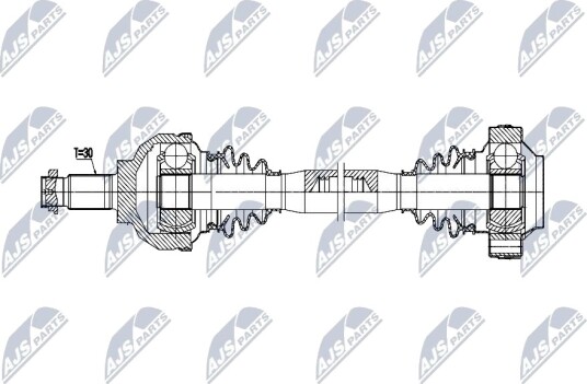 NTY NPW BM 221 Drivaksel NTY NPW BM 221 Drivaksel