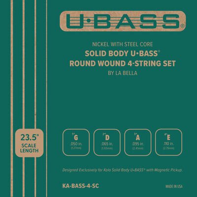 Kala U-Bass 4-string Set Roundwound Kala U-Bass 4-string Set Roundwound