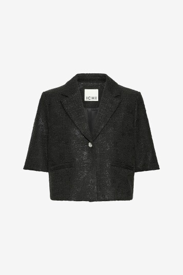 ICHI Dressjakke ihKate Gleam BL Svart