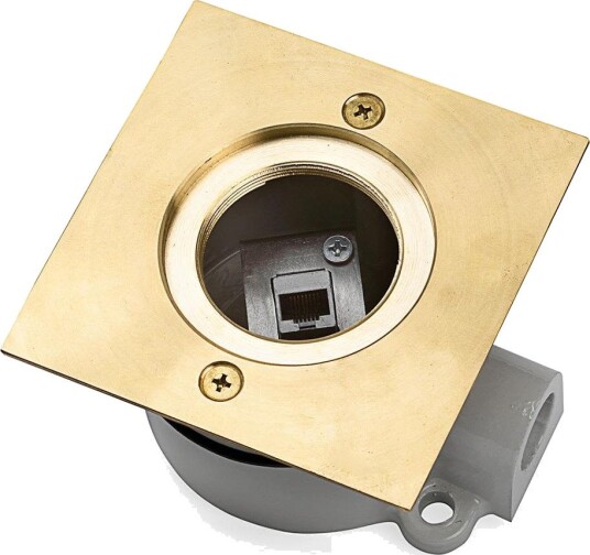 Garo Gtj RJ45 Gulvuttak Presstøpt Lettmetall