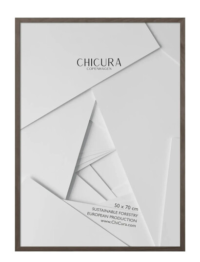 ChiCura Wooden Frame Dark Oak Anti Reflective Acrylic Brown 50X 70CM ChiCura Wooden Frame Dark Oak Anti Reflective Acrylic Brown 50X 70CM