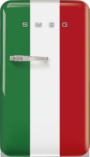 Smeg 50 s Style kjøleskap FAB10HRDIT6 Italian flag Smeg 50 s Style kjøleskap FAB10HRDIT6 Italian flag