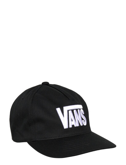 VANS Stretch Logo Snapback   Black   ONE SIZE