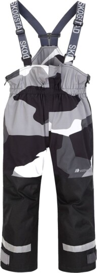 Skogstad Rime 2 lags tekniske selebukse til barn Black Camo 4 år   104 cm