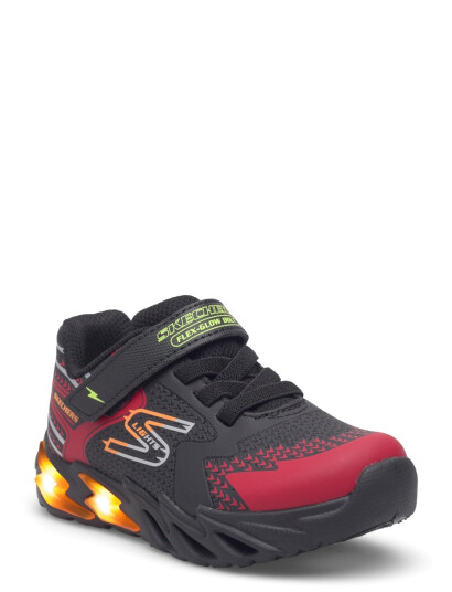 Skechers Flex Glow Bolt   Black   22