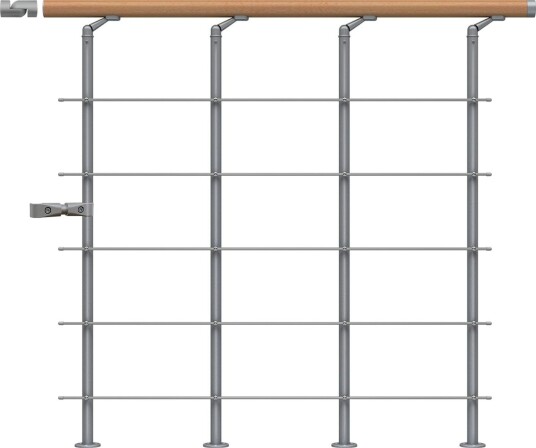 Dolle Gelender Til Repos Style6 Bøk Lakkert Startkit Pearl Grey Dolle Gelender Til Repos Style6 Bøk Lakkert Startkit Pearl Grey