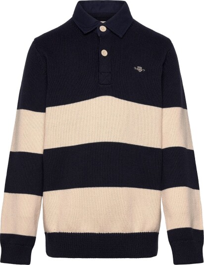 Gant Kids Gant Knitted Rugby - EVENING BLUE - 140