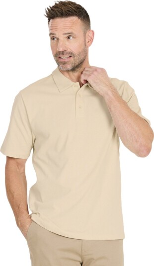 NOU Tegan Polo T skjorte Herre Beige 3XL