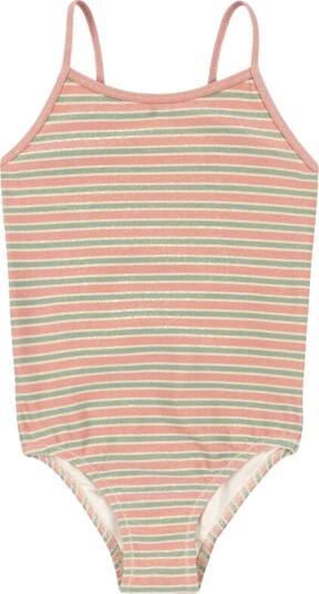 Konges Sløjd Badedrakt   Bowwow   Blush Stripe   Konges Sløjd   2 år 92   Badetøy Grønn Rosa