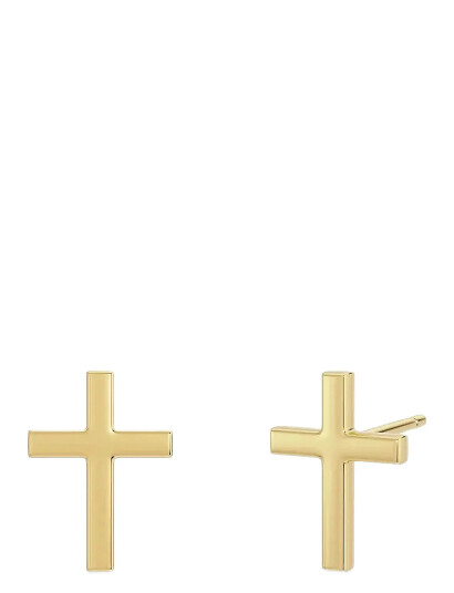 EDBLAD Spirit Cross Studs Gold |Guld |One Size