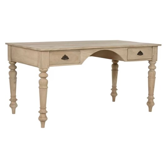 Home Esprit Skrivebord Treverk av mangotre 150 x 76 cm