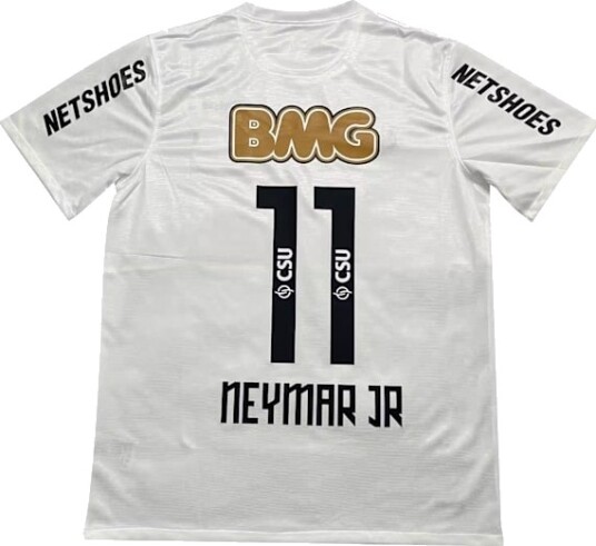 Santos FC 2012-2013 Hjemmedrakt Neymar 11 Hvit Fotballdrakt White 11-FA-