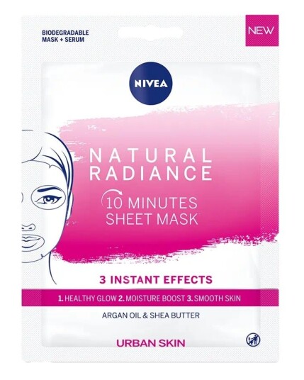 Nivea Urban Skin Radiance Sheet Mask 1 stk