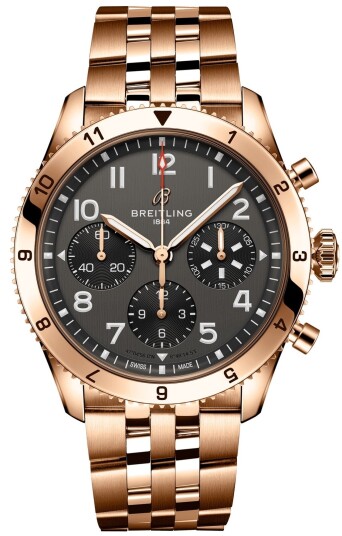 Breitling Herreklokke R233801A1B1R1 Classic AVI P 51 Mustang Sort/18