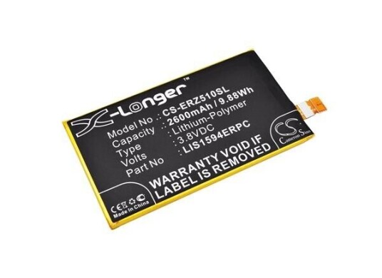 Sony Xperia XA Ultra batteri (2600 mAh 3.8 V) Sony Xperia XA Ultra batteri (2600 mAh 3.8 V)