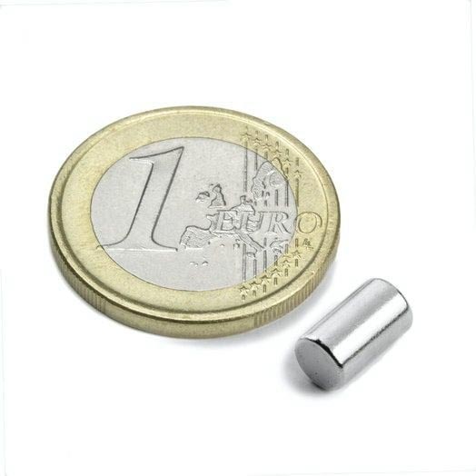 Stangmagnet 5 mm × 8 mm – neodymium rod magnet N38