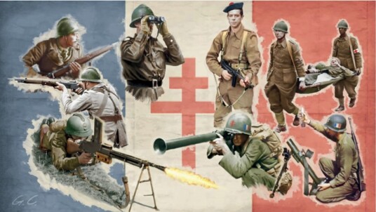 Italeri 1/72 Free French Infantry