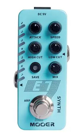 Mooer E7 Polyphonic Guitar Synth.