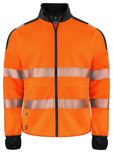 ProJob 6109 Sweatshirt En Iso 20471 Kl 3/2 Orange/Black S