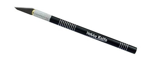 Hobbykniv i aluminium, Svart