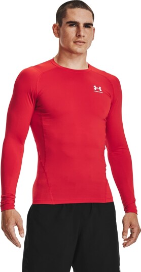 Under Armour Ua Hg Armour Comp Ls - Red - XXXL