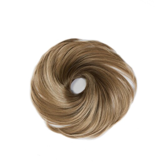 Rapunzel of Sweden Vegan Hair Scrunchie 20 cm  Brown Ash Blonde Balaya
