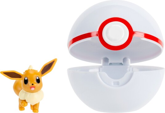 Pokémon Clip N Go Eevee with Premier Ball