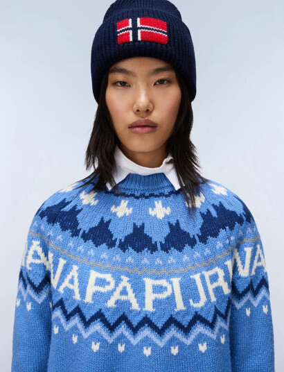 Napapijri D-Fiames C W - Blue - L Napapijri D-Fiames C W - Blue - L