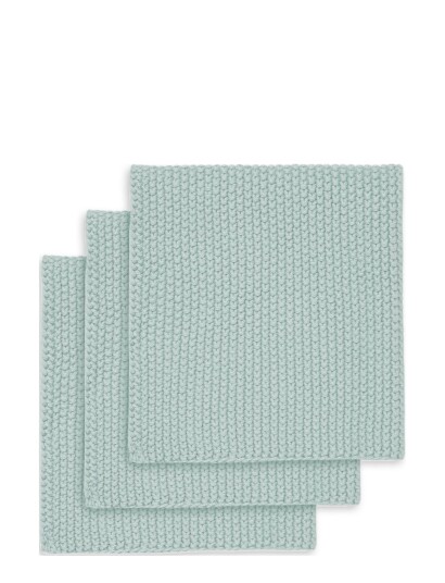 Engholm Textiles Line Dishcloth - Blue - 25X25CM Engholm Textiles Line Dishcloth - Blue - 25X25CM