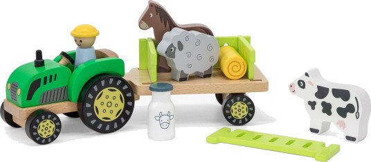 VIGA Farm Traktor med Tilhenger