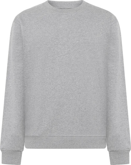 Knowledge Cotton Apparel Relaxed Crew Neck Grey L