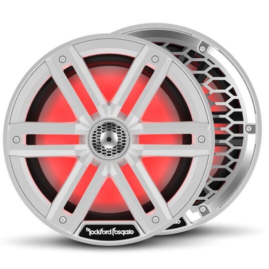 Rockford Fosgate Marine 8" hvit - Marine 8" 2-veis 150/600W LED-lys
