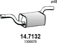 Bakre eksospotte ASSO 14.7132 Bakre eksospotte ASSO 14.7132