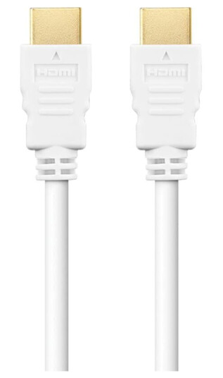 HDMI-kabel Ha-Ha Vit 5.0m
