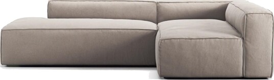 Decotique Grand 3 seters Loungesofa Åpen Ende Venstre Sandskall/ Beige