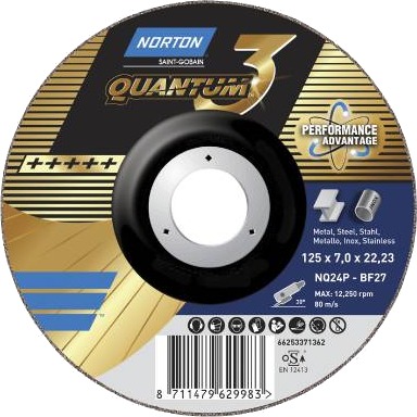 Kutteskive quant3 125x2,5x22