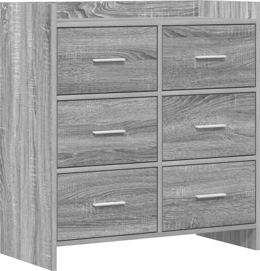 Serviesskap Grå Sonoma 75 x 33 x 80 cm Konstruert tre