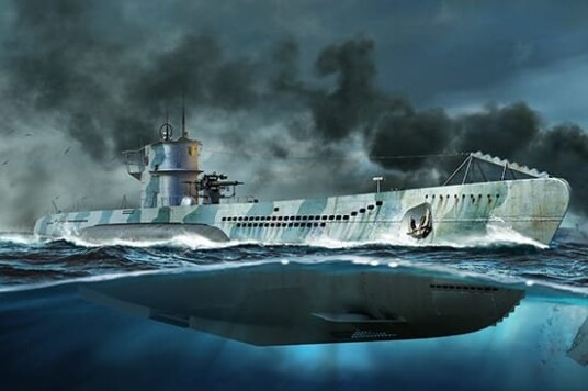 Trumpeter 1/144 DKM Type VII-C U-Boat