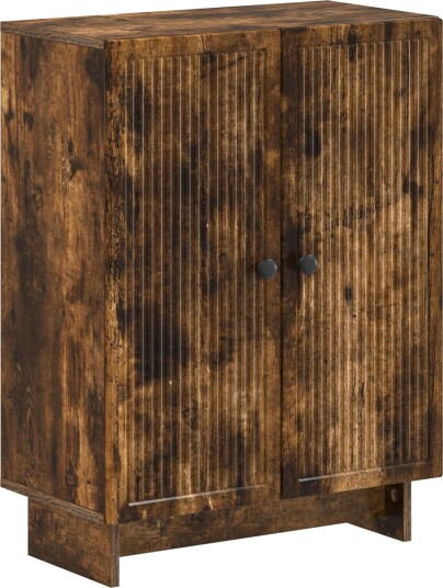 vidaXL Baderom Oppbevaringsskap EDE Røkt Eik 59,5 x 31 x 80 cm