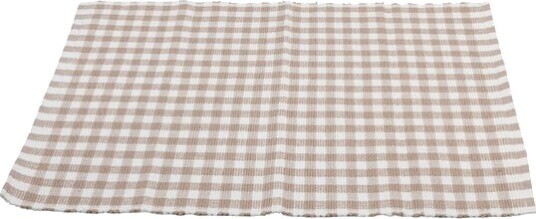 Sögne Home Bordbrikke 48x33 cm ruter beige/hvit Sögne Home Bordbrikke 48x33 cm ruter beige/hvit