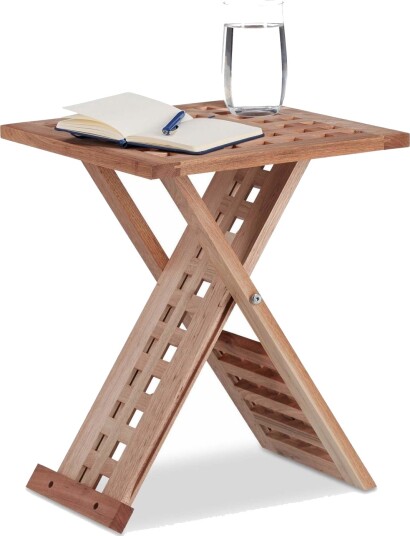 Sidebord valnøtt sammenleggbart